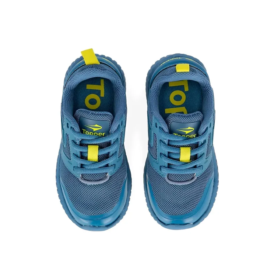 Imagen 4 de 6 de Zapatillas Topper Fast Kids-AZUL/CELESTE