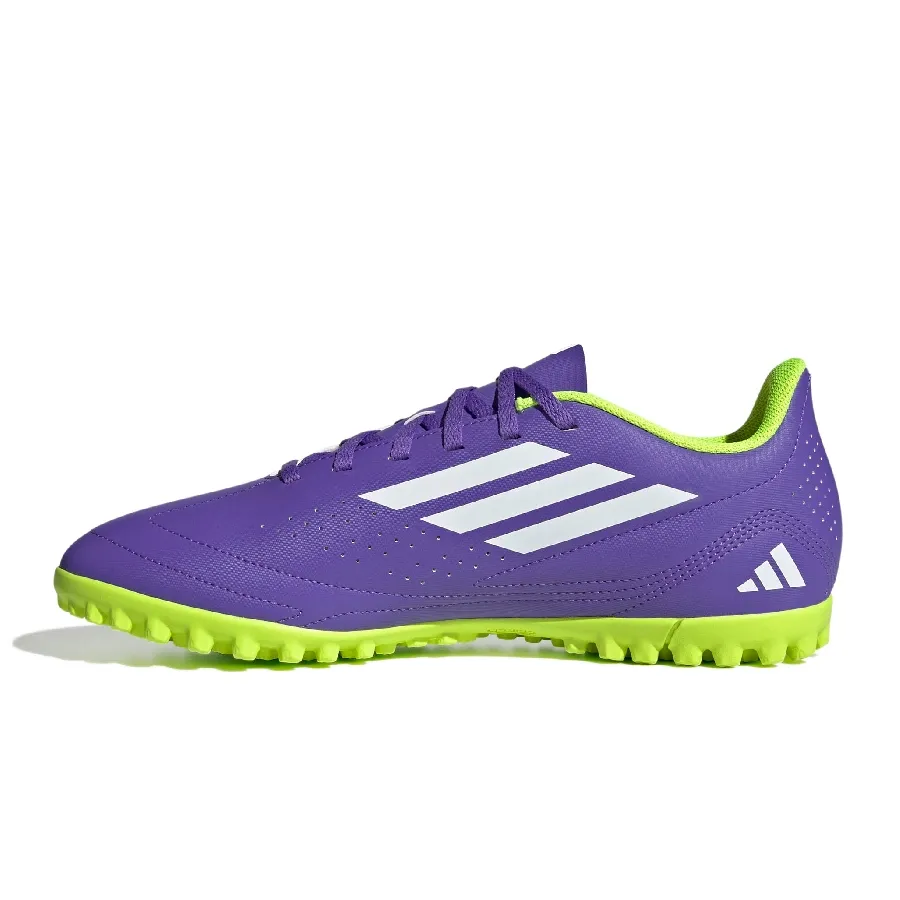 Imagen 2 de 7 de Botines adidas Deportivo III Tf-MORADO/AMARILLO FLUOR