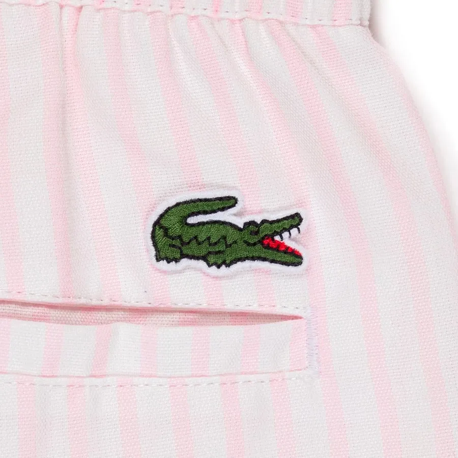 Imagen 1 de 2 de Shorts Lacoste -ROSA/BLANCO