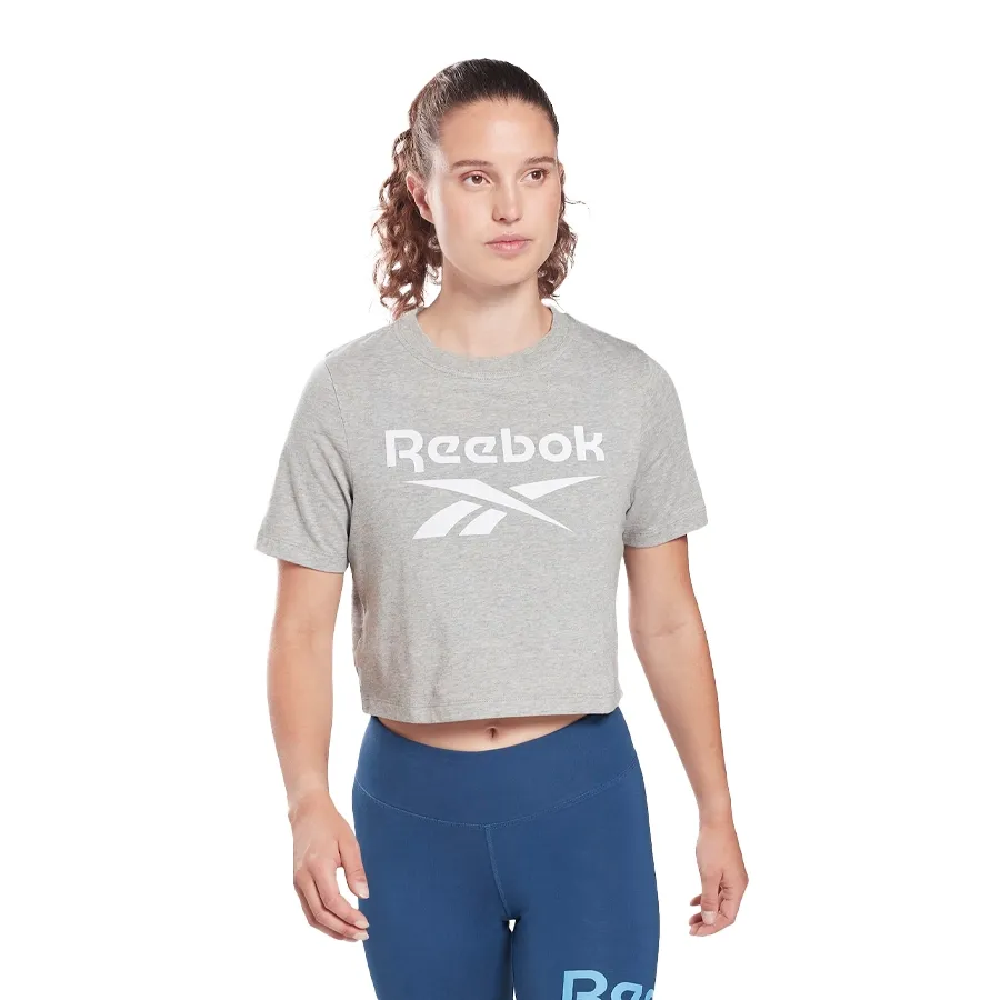 Imagen 1 de 6 de Remera Reebok Ri Bl Croop-GRIS/BLANCO