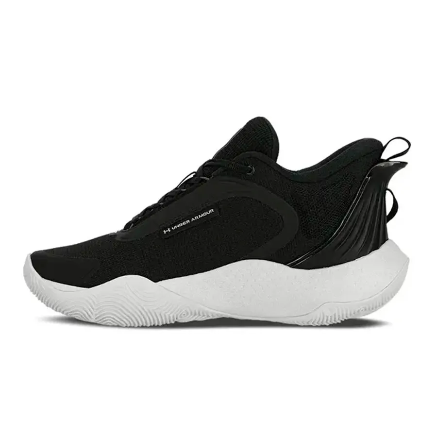 Imagen 2 de 4 de Zapatillas Under Armour Basketball Swish-NEGRO/BLANCO