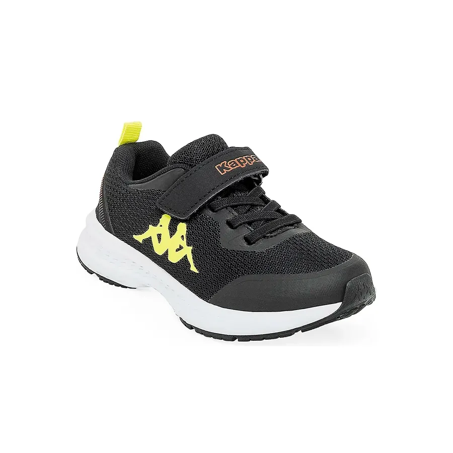 Imagen 1 de 4 de Zapatillas Kappa Logo Glinch-NEGRO/VERDE FLUOR