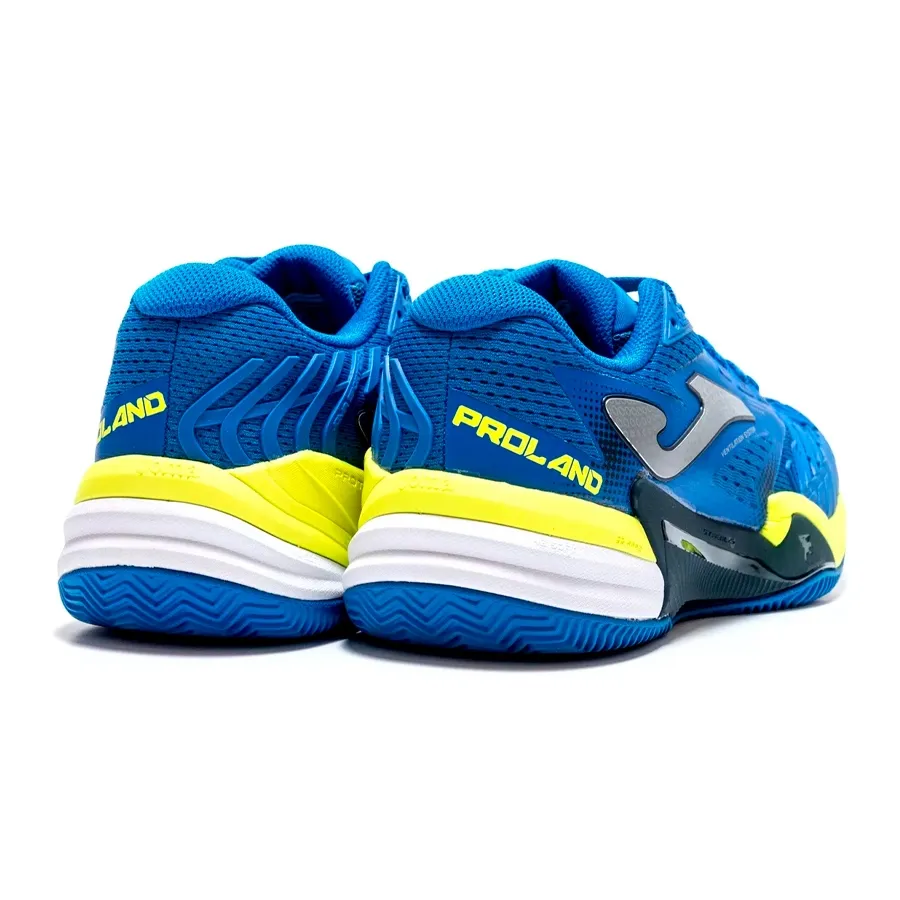 Imagen 2 de 7 de Zapatillas Joma Tenis Roland-AZUL FRANCIA/PLATA/AMARILLO FLUOR