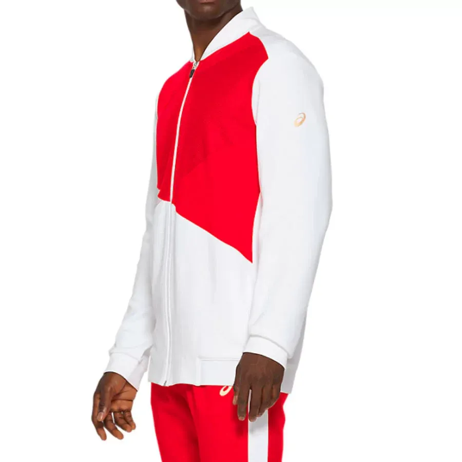Imagen 2 de 3 de Campera Asics Tokyo Warm Up Top-BLANCO/ROJO