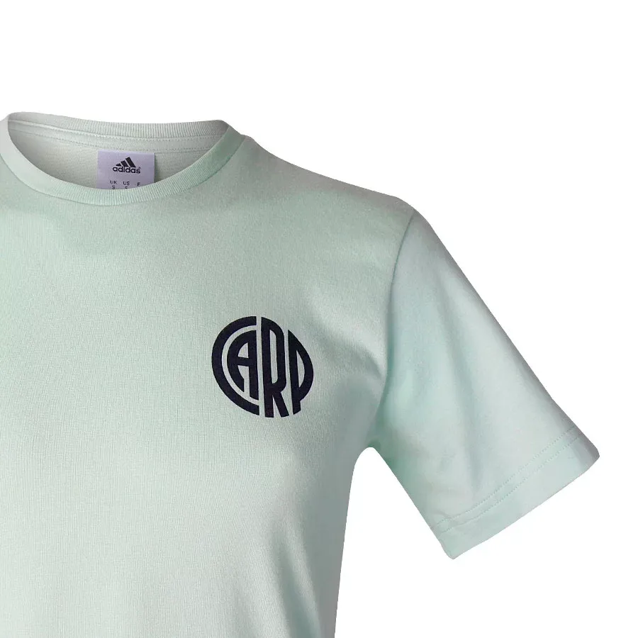 Imagen 3 de 4 de Remera adidas Graphic River Plate-VERDE AGUA/NEGRO