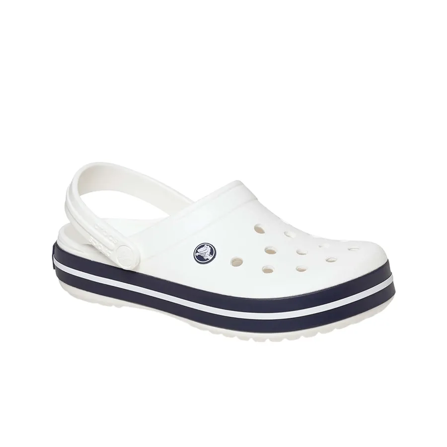 Imagen 1 de 5 de Sandalias Crocs Zuecos  Crocband-BLANCO/MARINO