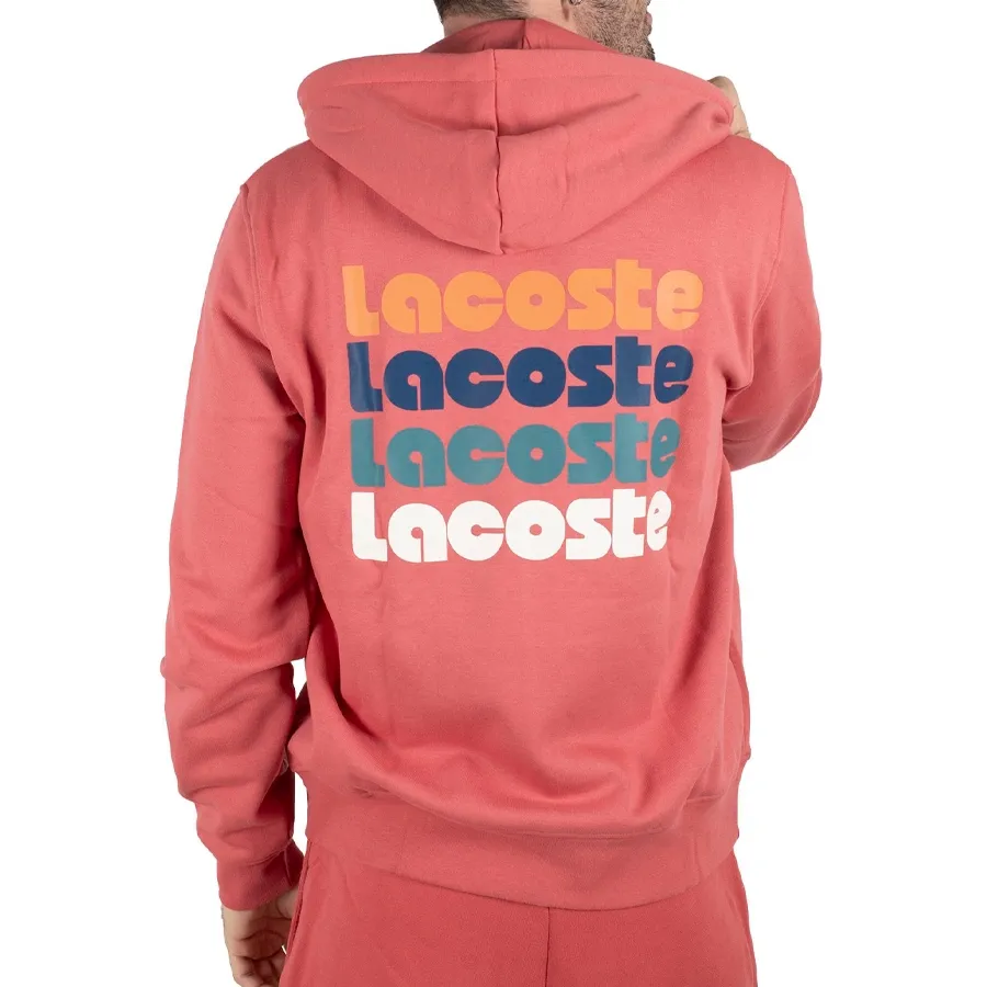 Imagen 2 de 4 de Campera Lacoste Triple Logo-CORAL