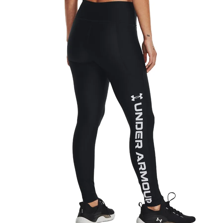 Imagen 3 de 5 de Calza Under Armour Leggings HeatGear Full Length-NEGRO/BLANCO