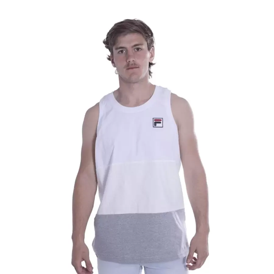 Imagen 0 de 4 de Remera Fila Over Block-BLANCO/NATURAL