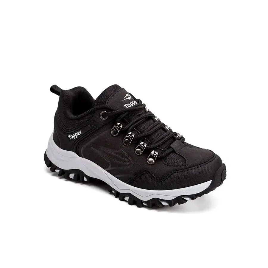 Imagen 4 de 5 de Zapatillas Topper Gondor lll Kids-NEGRO/BLANCO