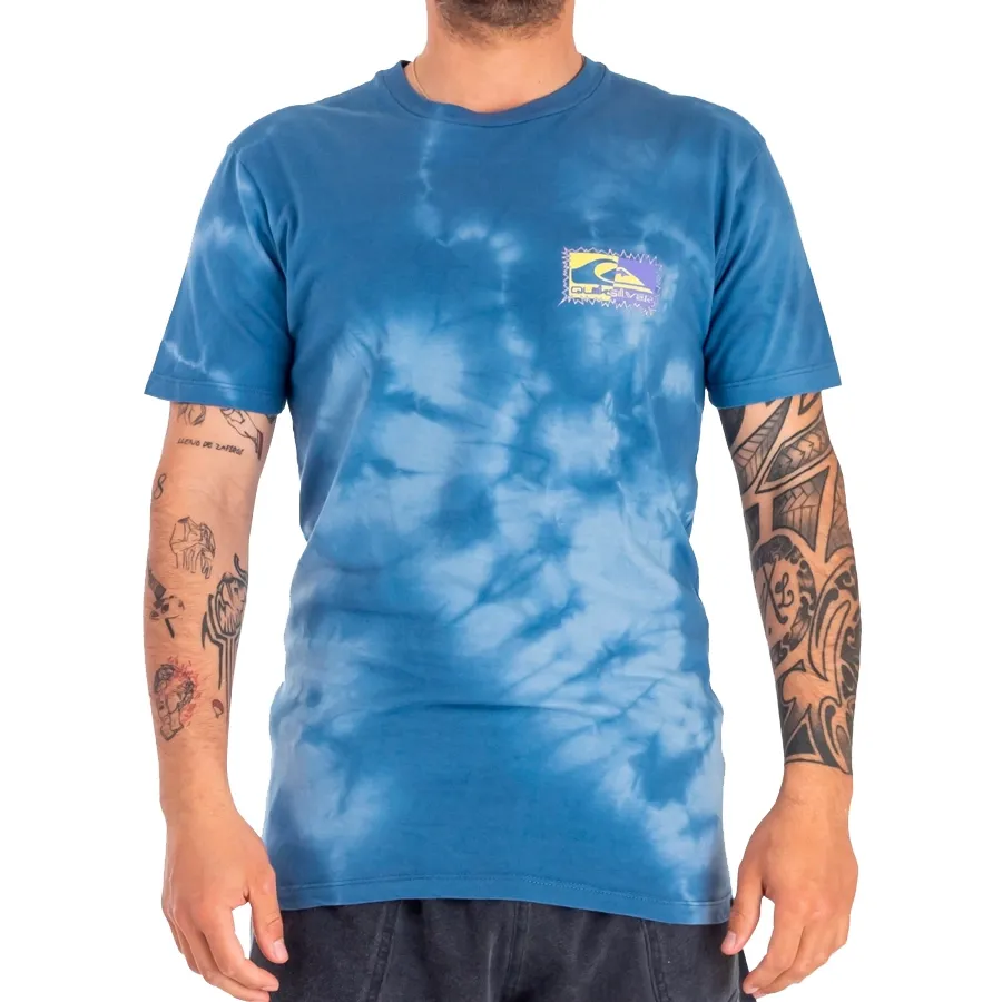Imagen 0 de 4 de Remera Quiksilver Mc The Split-AZUL