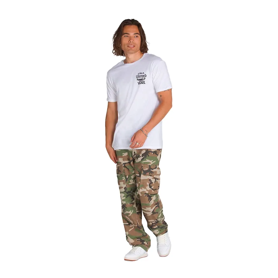 Imagen 2 de 4 de Remera Vans Warped World SS-BLANCO/NEGRO