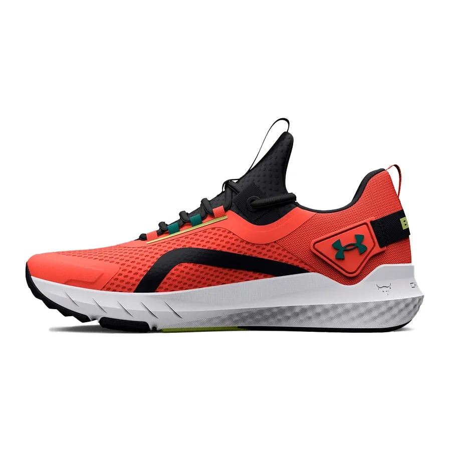 Imagen 2 de 6 de Zapatillas Under Armour Gs Project Rock Bsr-NARANJA/NEGRO