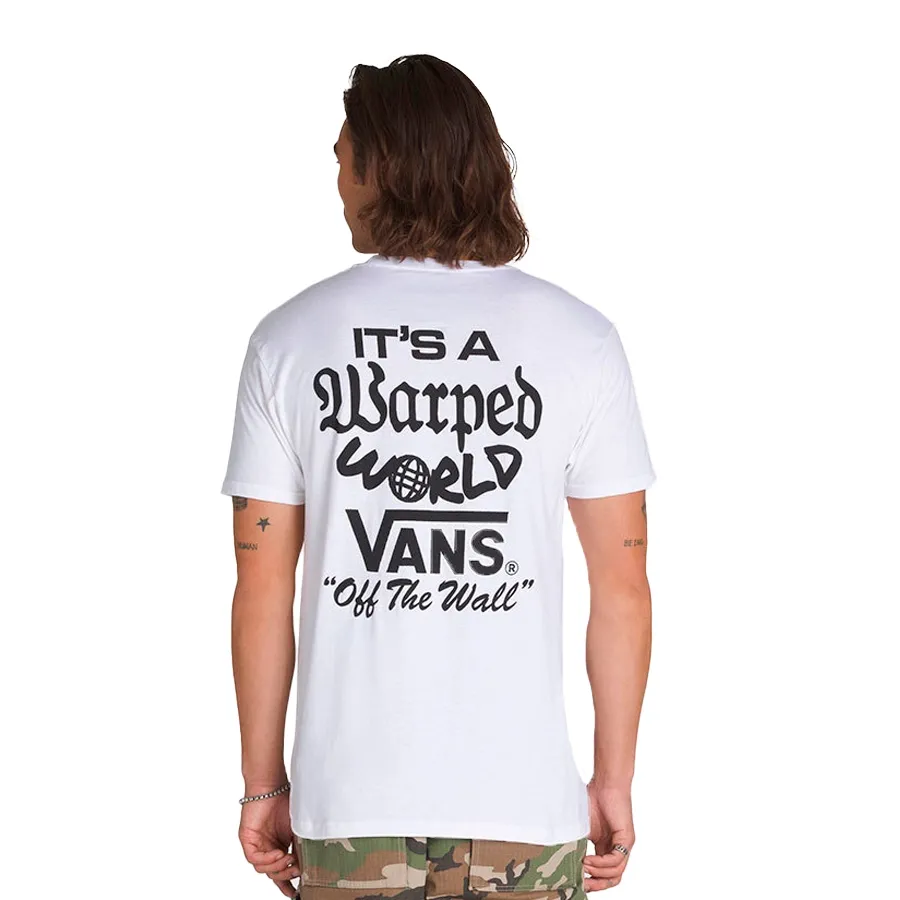 Imagen 1 de 4 de Remera Vans Warped World SS-BLANCO/NEGRO