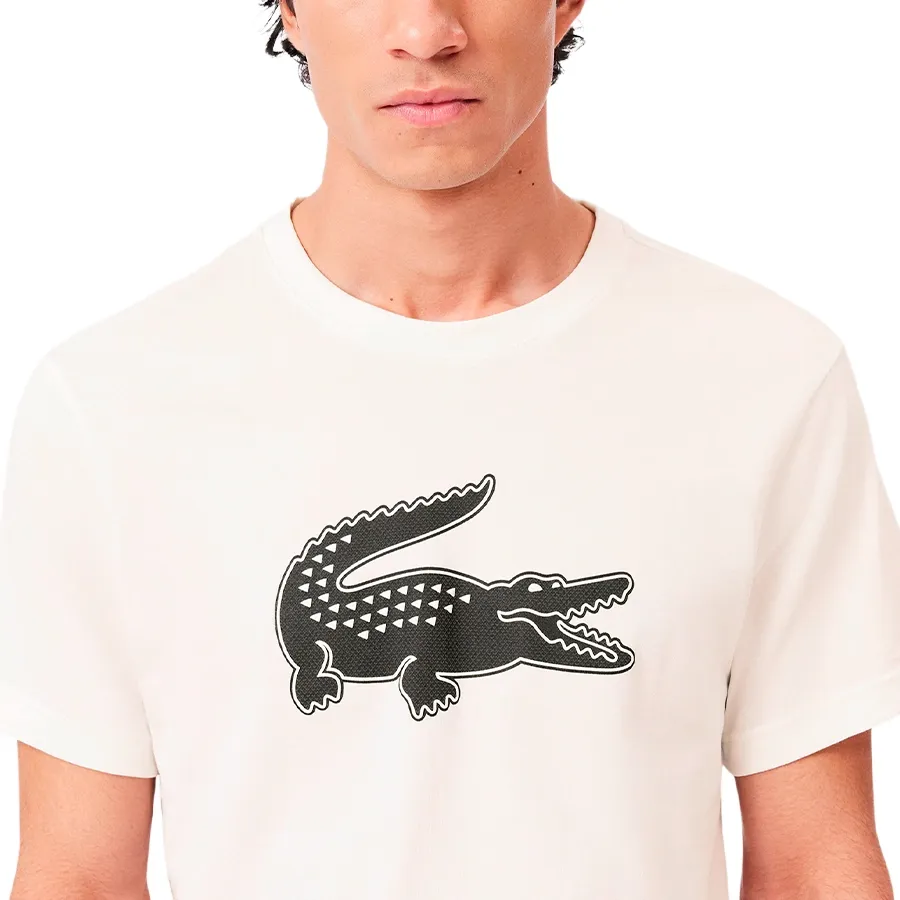 Imagen 3 de 6 de Remera Lacoste Tee-BLANCO/NEGRO
