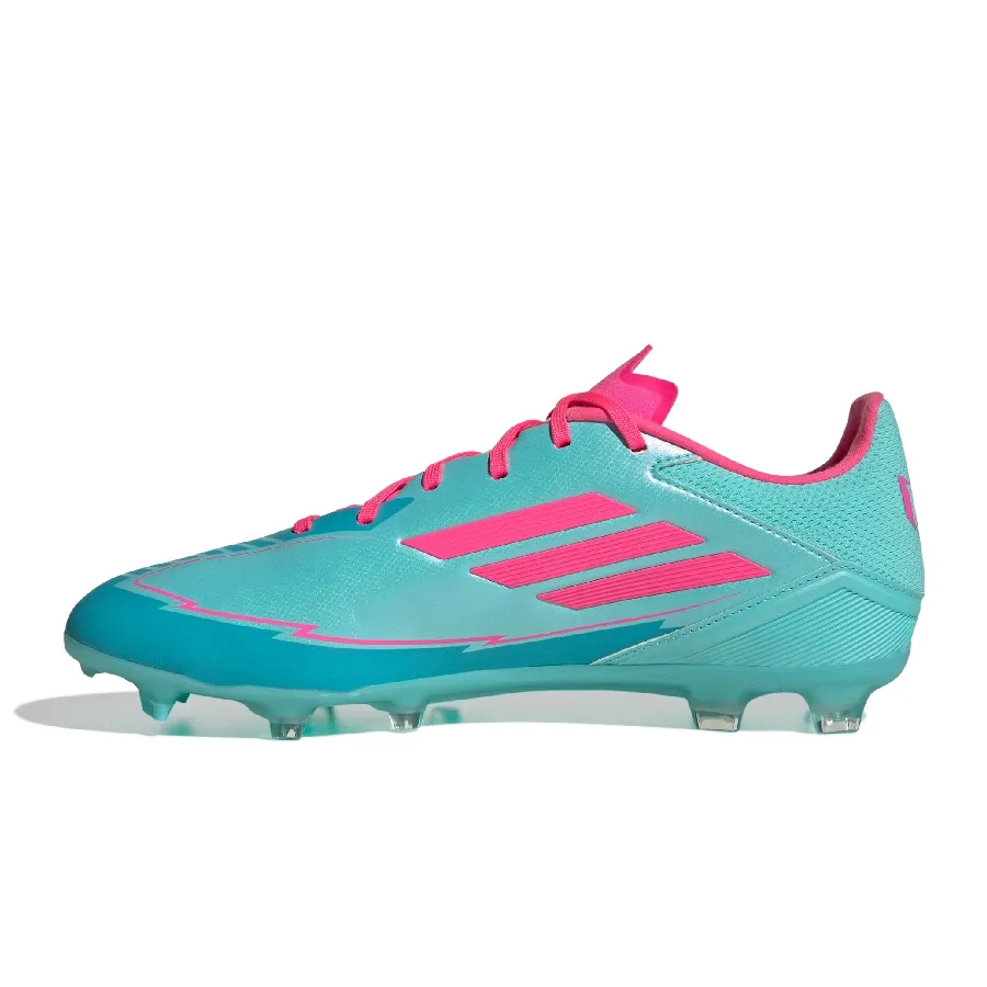 Imagen 2 de 7 de Botines adidas F50 League Messi FG/AG-CIAN/ROSA FLUOR/AQUA