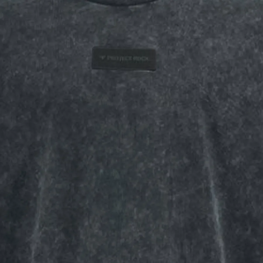 Imagen 2 de 3 de Remera Under Armour Project Rock Heavyweight Oversized-GRAFITO/NEGRO