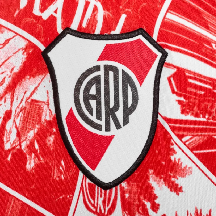 Imagen 2 de 3 de Camiseta adidas Pre Partido de River Plate 25/26-ROJO/BLANCO