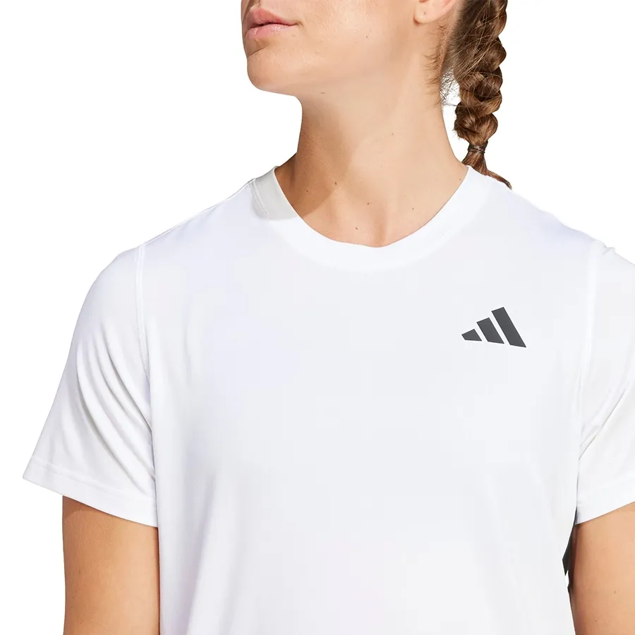 Imagen 2 de 4 de Remera adidas Train Essentials 3 Stripes Tee-BLANCO/NEGRO
