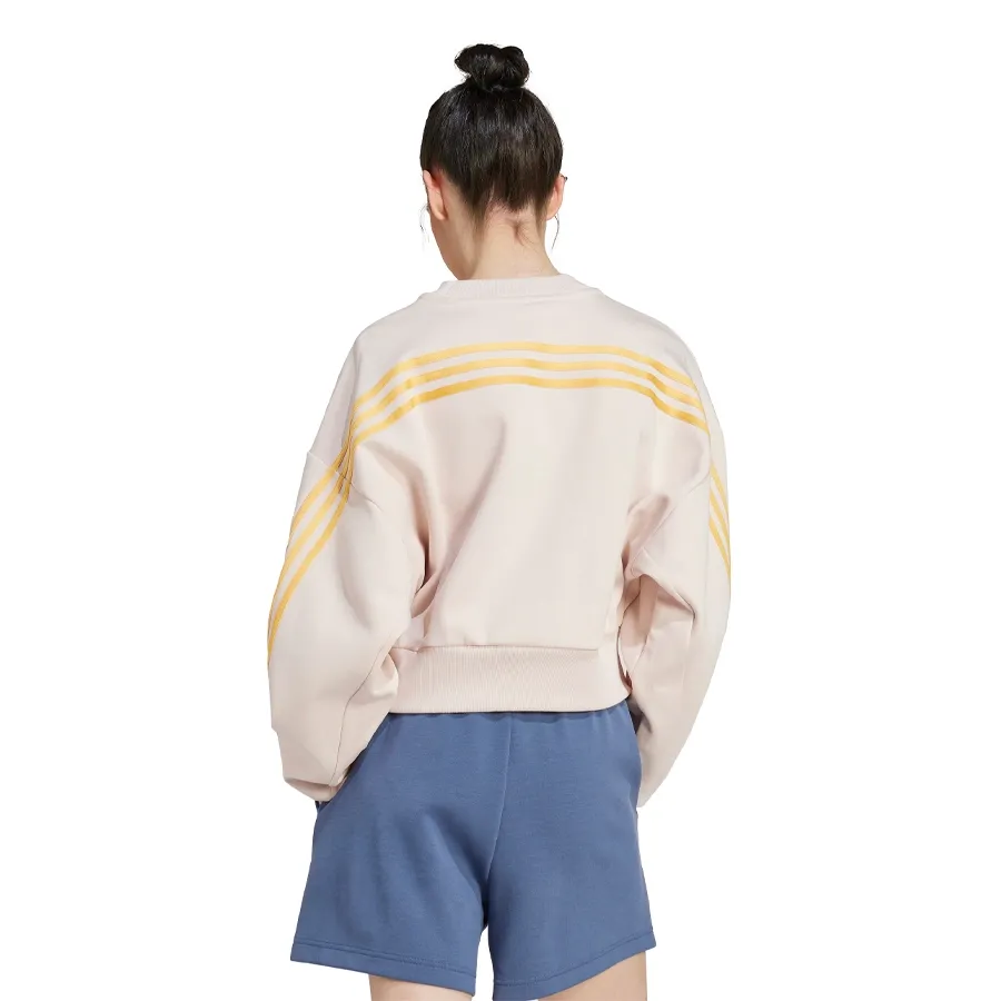 Imagen 1 de 5 de Buzo adidas Future Icon 3 Stripes-NUDE/AMARILLO