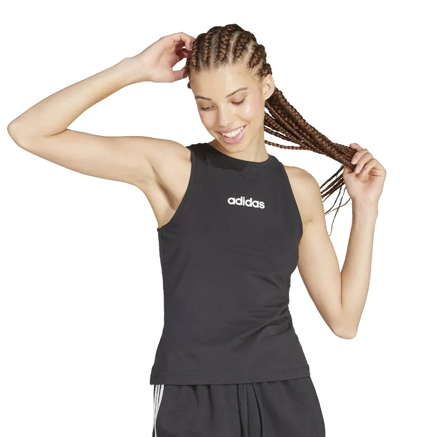 Imagen 0 de 5 de Musculosa adidas Essentials Linear Slim-NEGRO