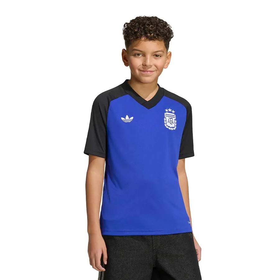 Imagen 0 de 6 de Camiseta adidas originals Prepartido Selección Argentina 26-AZUL FRANCIA/NEGRO
