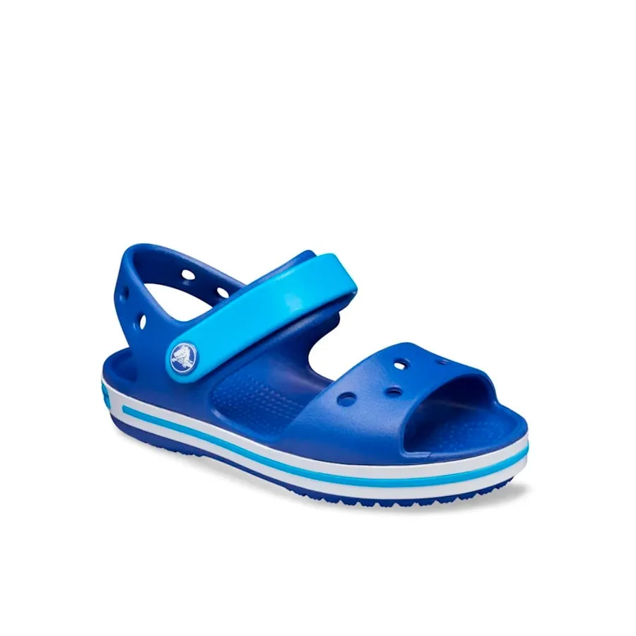 Imagen 1 de 6 de Ojotas Crocs Crocband Kids-AZUL FRANCIA/BLANCO