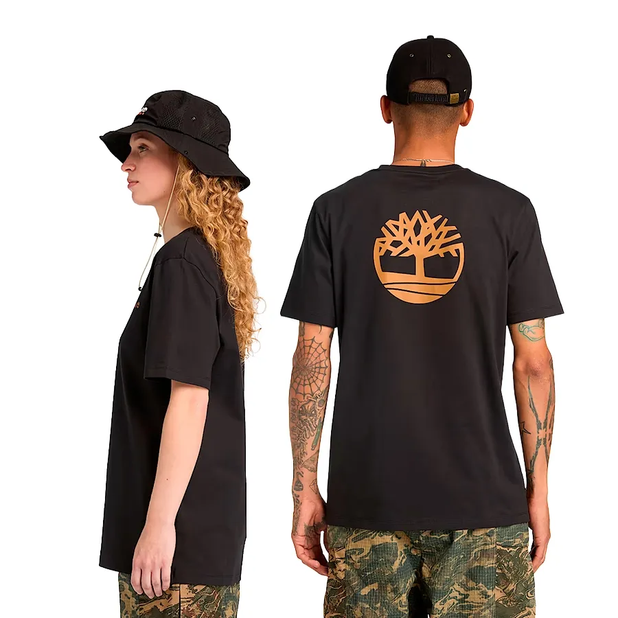 Imagen 2 de 5 de Remera Timberland Front and Back Logo-NEGRO