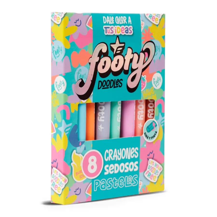 Imagen 1 de 5 de Crayones Footy Color pastel 26-MULTICOLOR