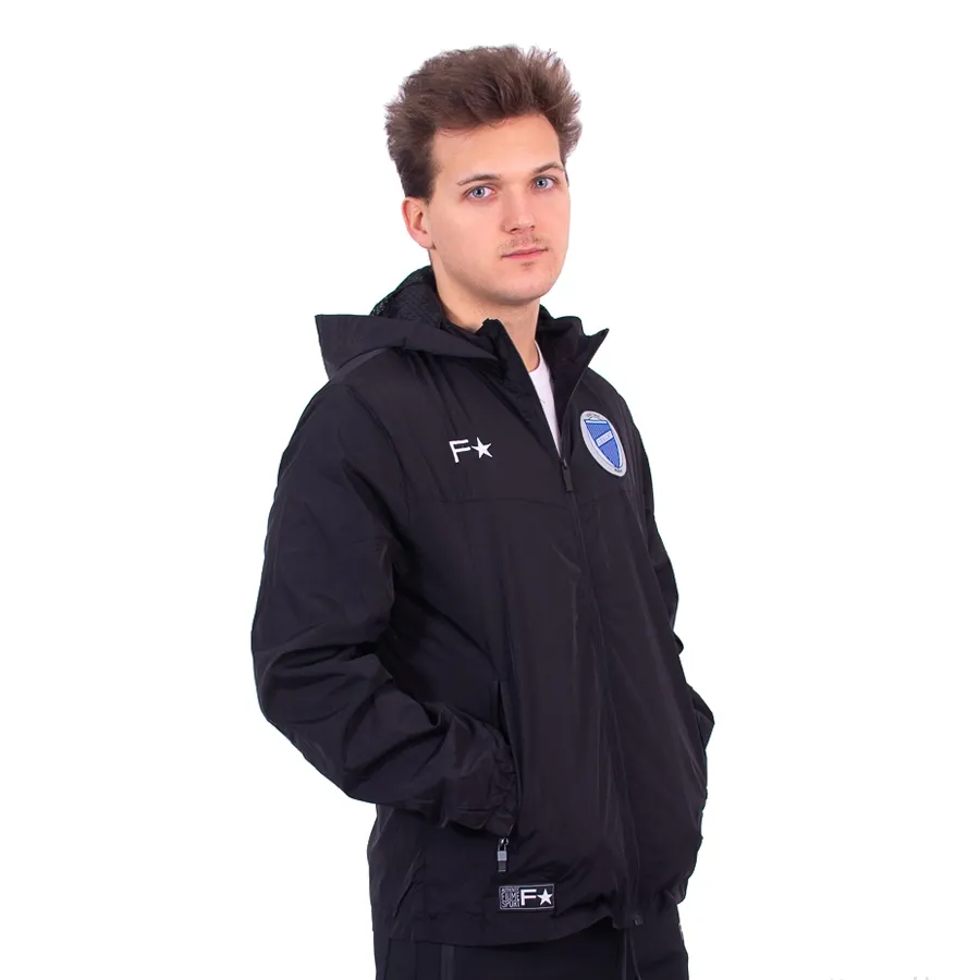 Imagen 0 de 3 de Campera Fiume Sport Rompevientos Imp Godoy Cruz-NEGRO