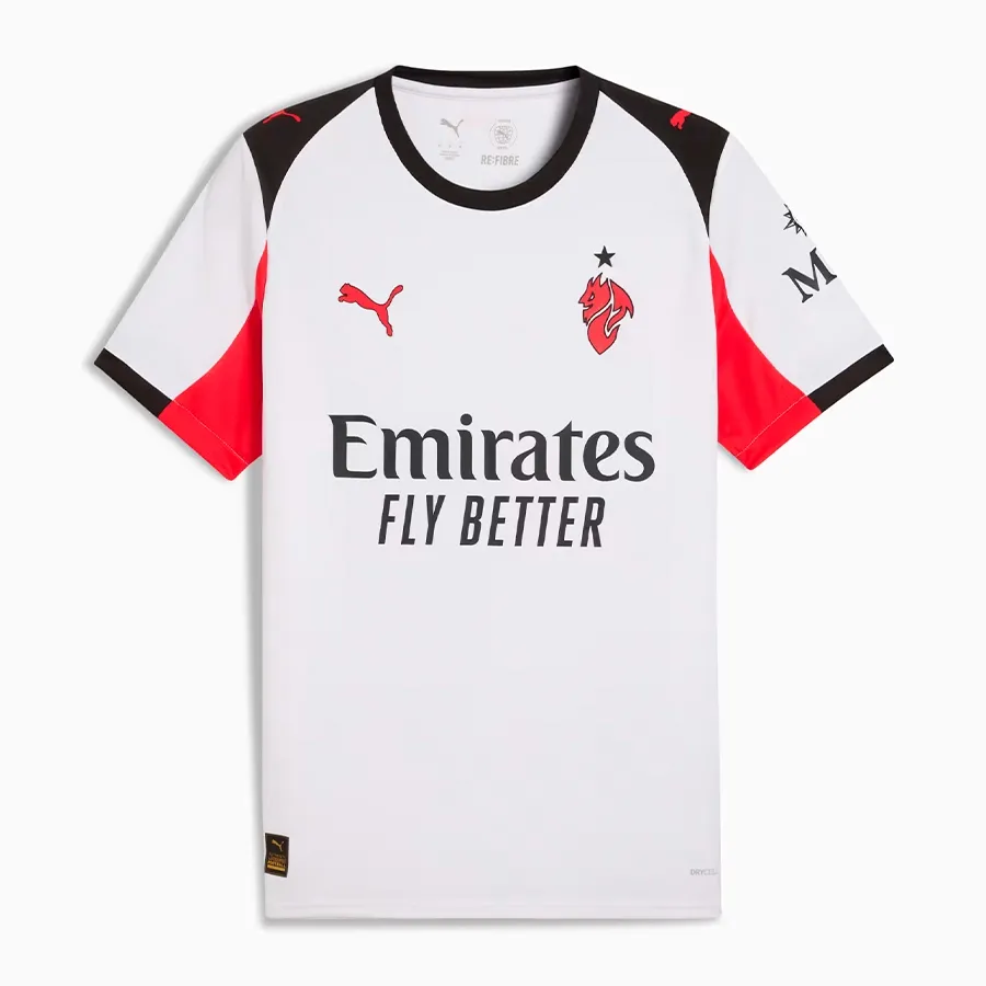 Imagen 1 de 6 de Camiseta Puma Visitante AC Milan 25/26-BLANCO/NEGRO/ROJO