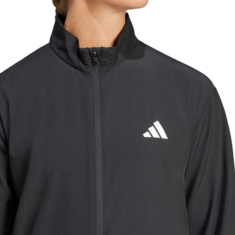 Imagen 3 de 5 de Campera adidas Train Essentials-NEGRO/BLANCO