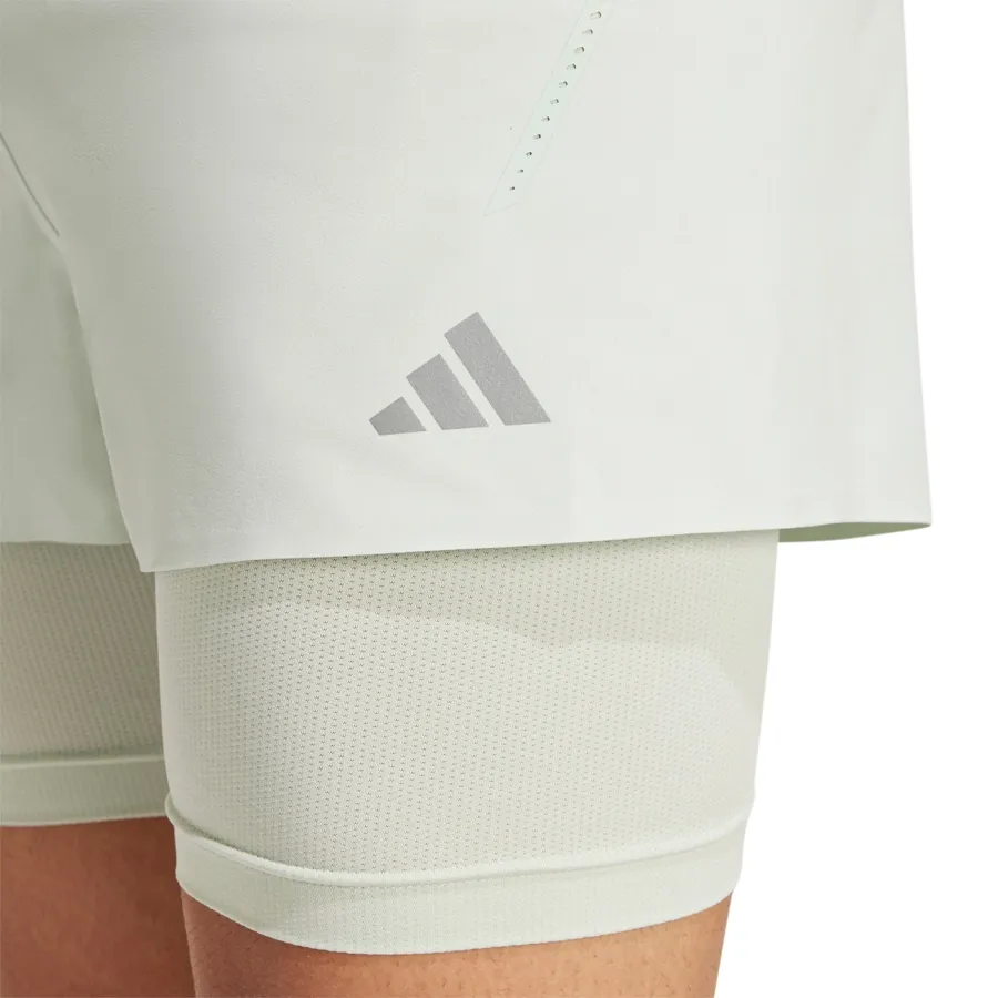 Imagen 3 de 5 de Short adidas Hr 2in1-VERDE AGUA