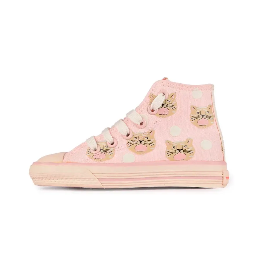 Imagen 1 de 5 de Zapatillas Topper Rail Hi X Pesqueira-ROSA/HUESO