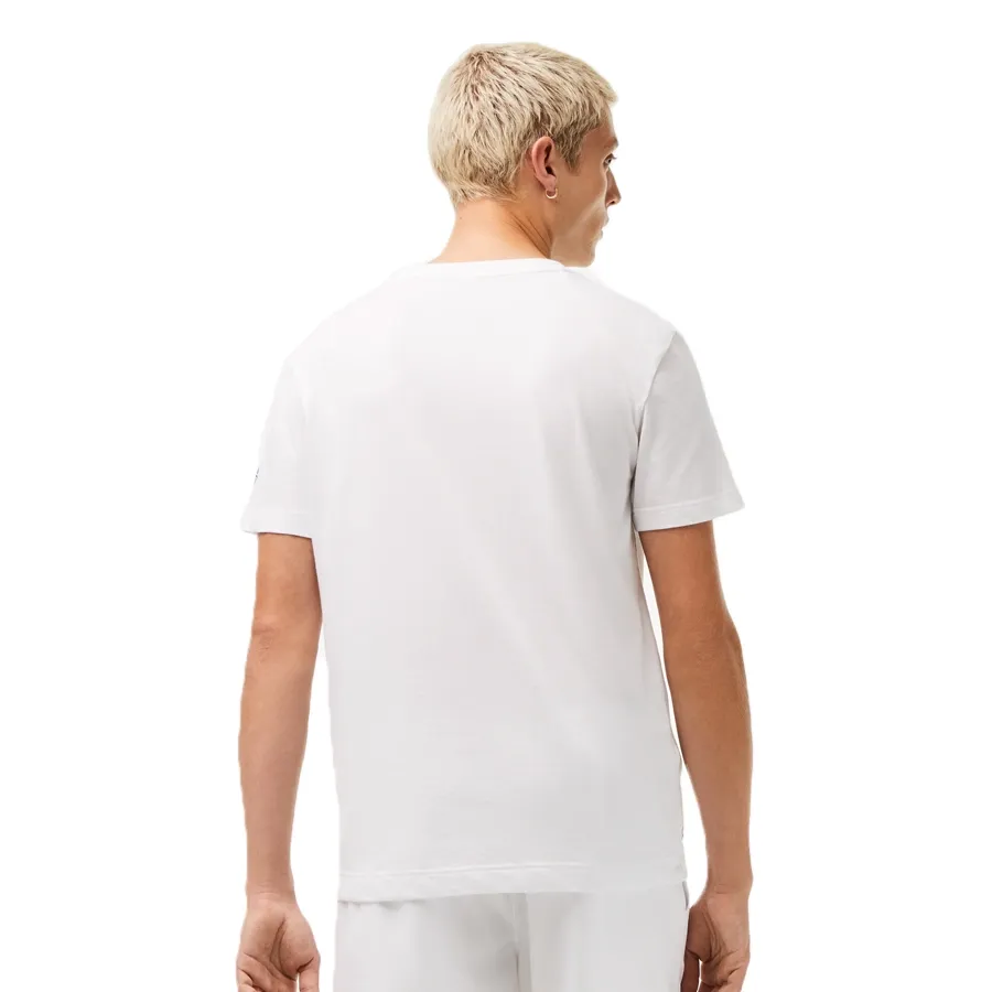 Imagen 2 de 7 de Remera Lacoste Novak Djokovic-BLANCO/AZUL