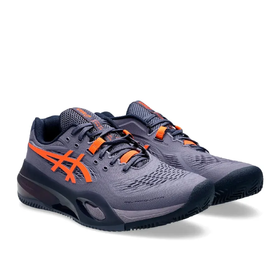 Imagen 1 de 6 de Zapatillas Asics Gel-Resolution X Clay-GRAFITO/NARANJA FLUOR