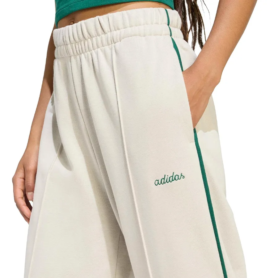 Imagen 3 de 5 de Pantalón adidas Essentials Colourpop-HUESO/VERDE