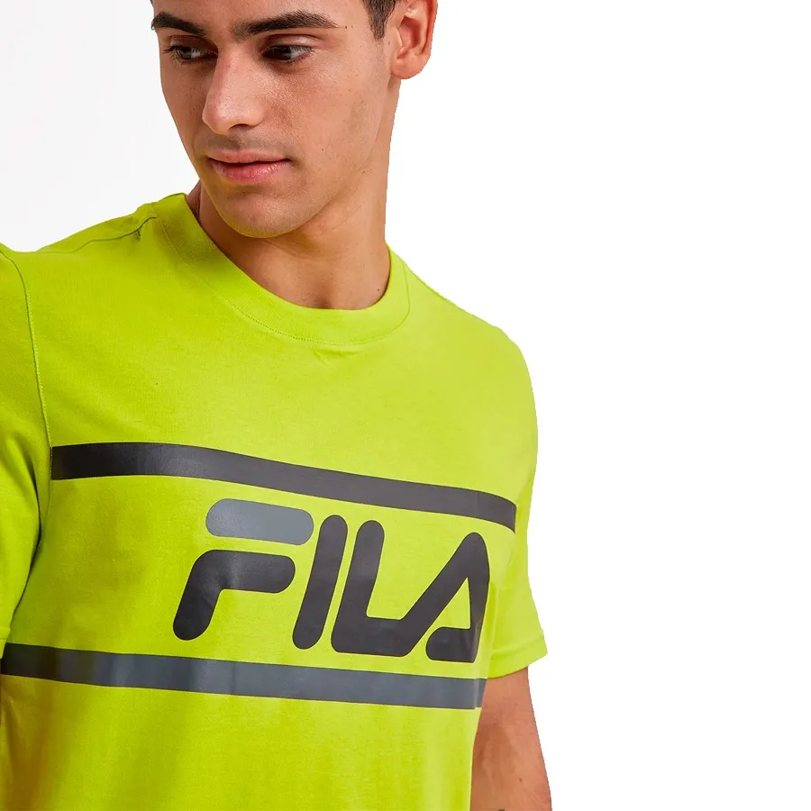 Imagen 2 de 4 de Remera Fila Veloce-AMARILLO/OLIVA/NEGRO