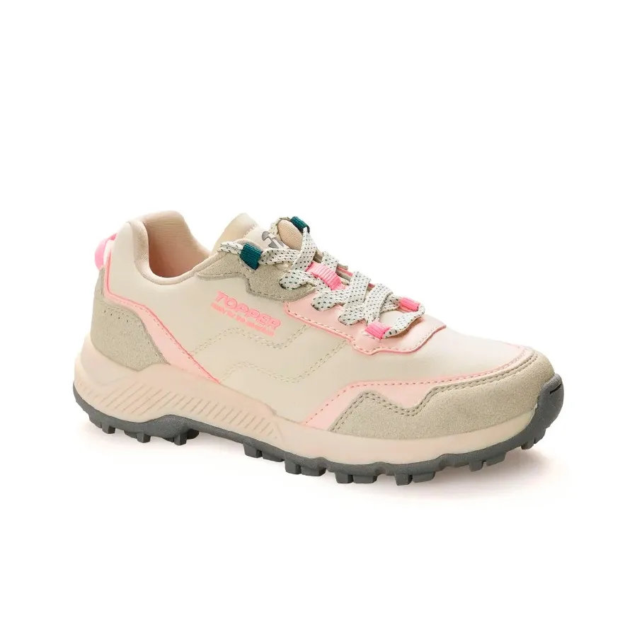 Imagen 1 de 3 de Zapatillas Topper Aston Kids-NATURAL/ROSA