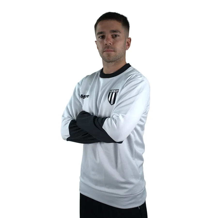 Imagen 1 de 5 de Buzo Mitre Blake Frizado GYE 25-BLANCO/NEGRO