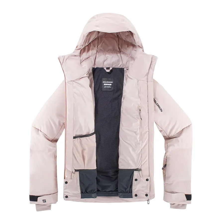 Imagen 0 de 10 de Campera Salomon Alpenflow Down-BEIGE