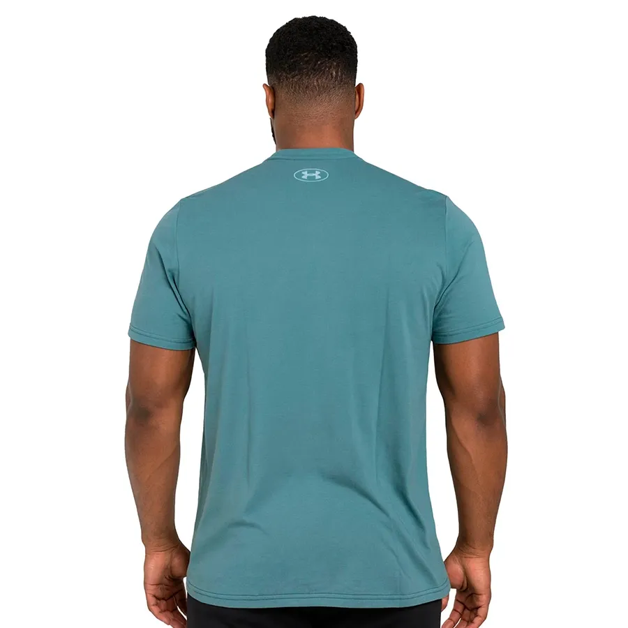 Imagen 1 de 2 de Remera Under Armour Sportstyle Logo Ss-VERDE AGUA