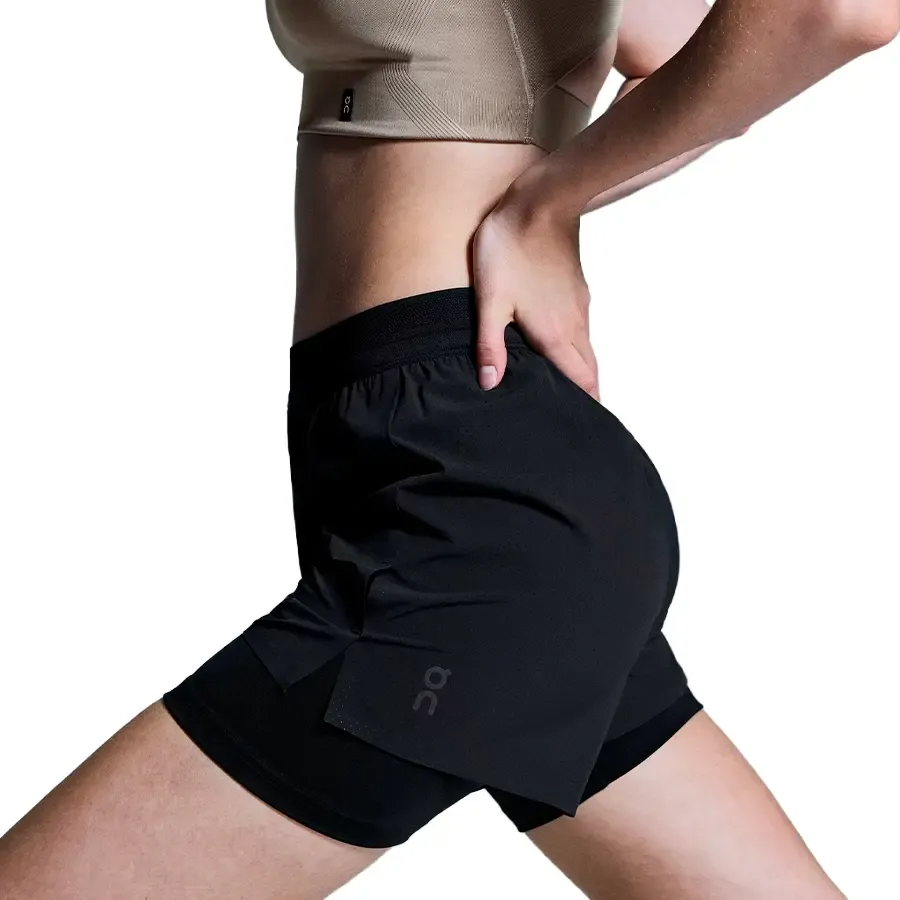 Imagen 2 de 5 de Short On 3´´ Performance 2 en 1-NEGRO