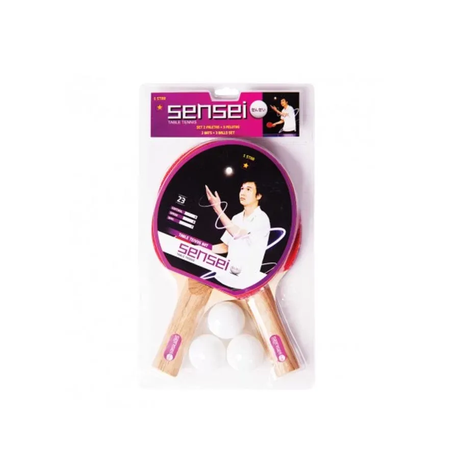 Imagen 0 de 1 de Paletas Set 2 Pal+3 Pel Sensei-NEGRO