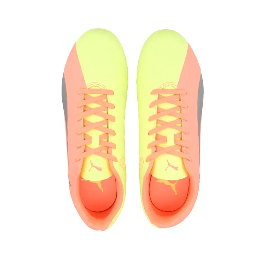 Imagen 3 de 6 de Botines Puma One 20.4 Osg Fg/Ag Jr Abd-NARANJA/AMARILLO/GRIS