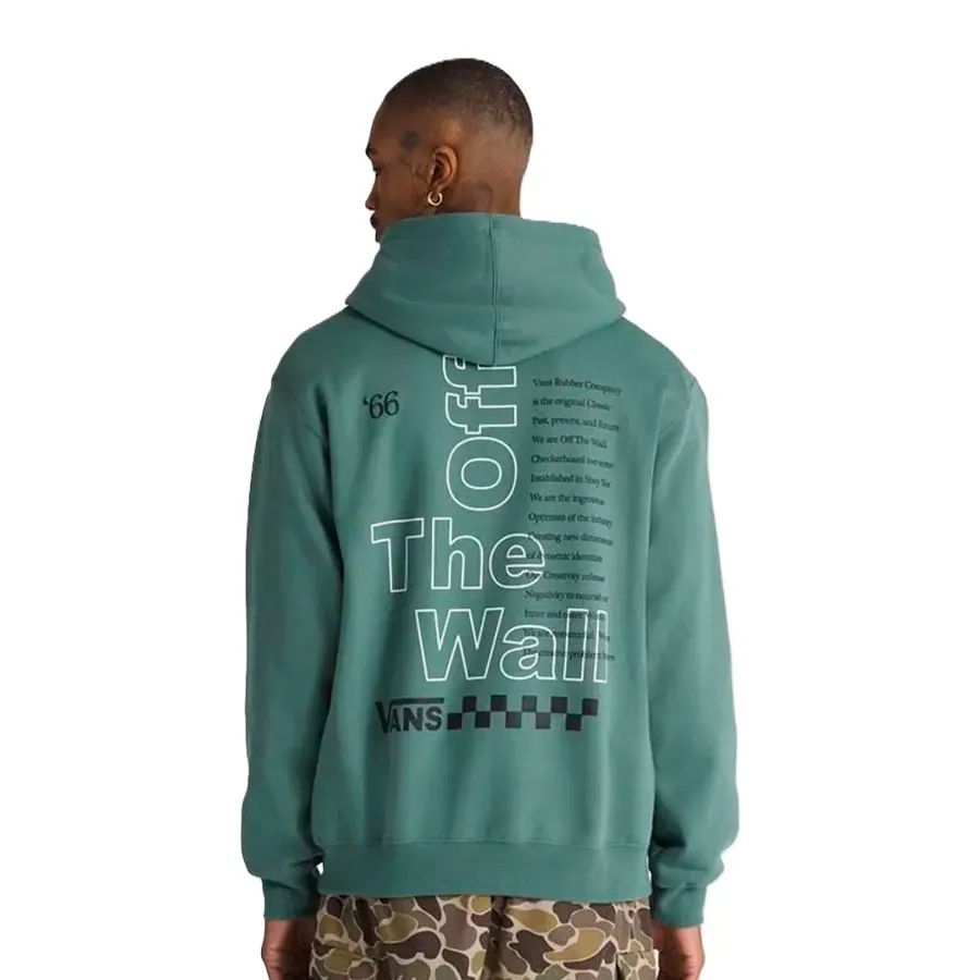Imagen 1 de 2 de Buzo Vans Posted Loose Po French Terry-VERDE