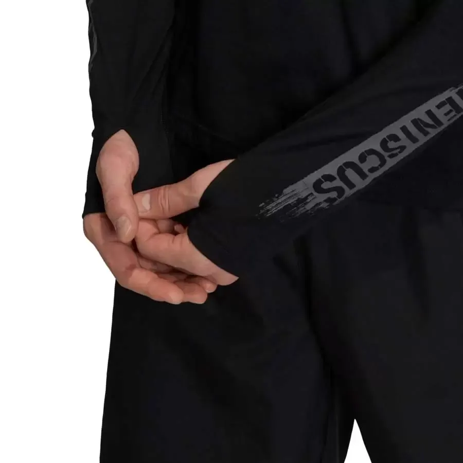 Imagen 1 de 4 de Remera adidas Estampada Fast Gfx Ls-NEGRO/ROJO