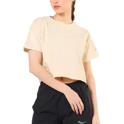 Remera Saucony Boxy Recovery Ivory