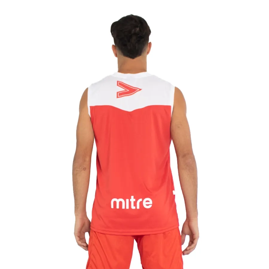 Imagen 2 de 3 de Musculosa Mitre Trevor San Martin Mza-ROJO/BLANCO