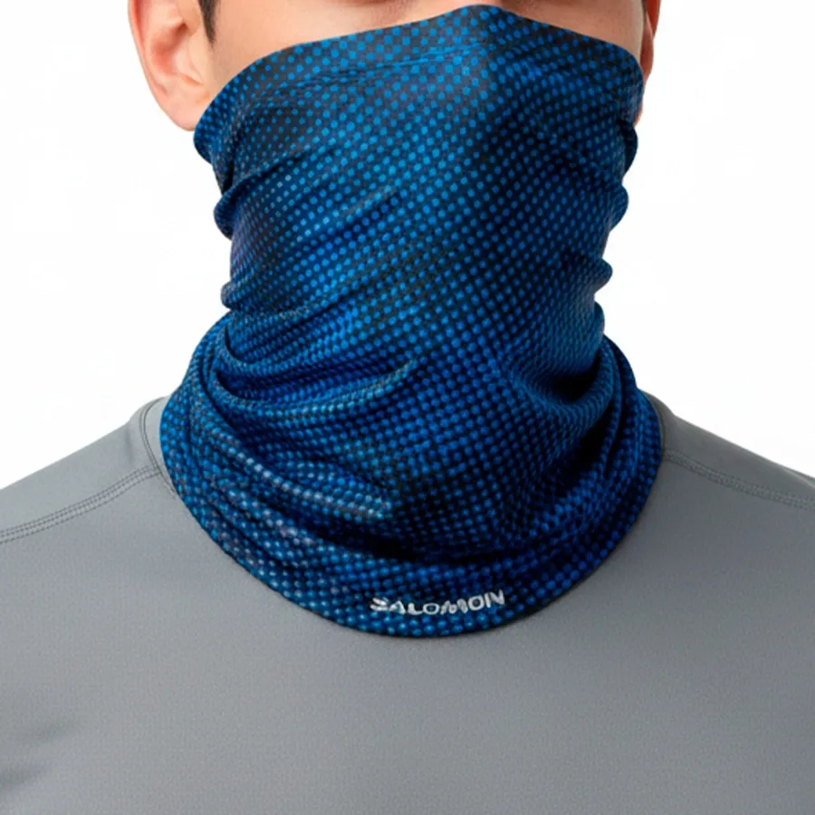Imagen 1 de 2 de Cuello Salomon Necktube Pointillism-AZUL MARINO